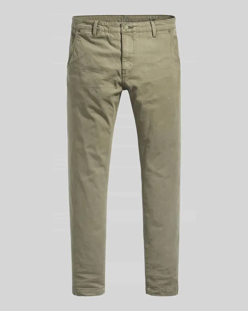 Levi's Regular Fit Chino aus reiner Baumwolle Oliv