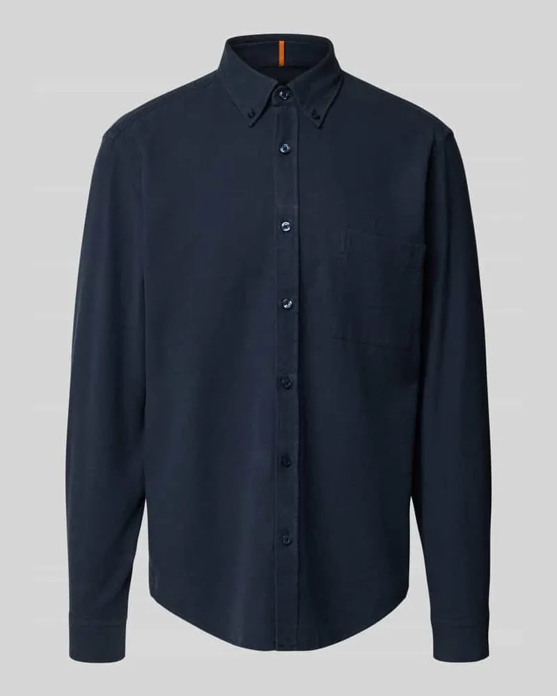 HUGO BOSS Regular Fit Freizeithemd aus reiner Baumwolle Modell 'RICKERT 
