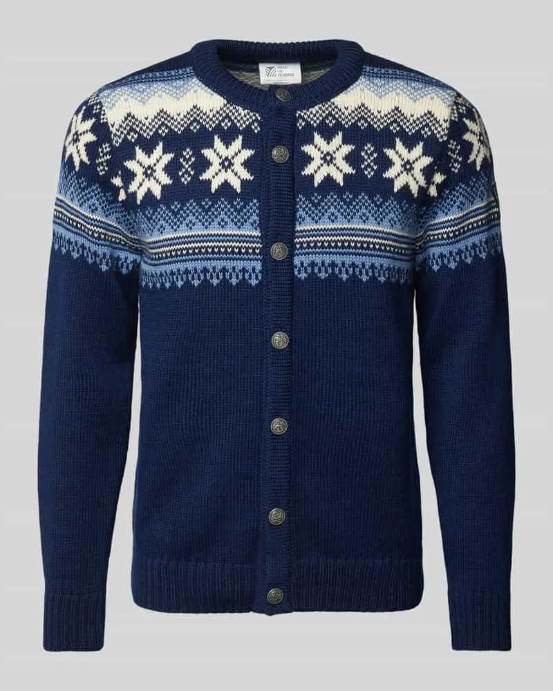 Dale of Norway Strickjacke mit Rundhalsausschnitt 'Veafjord 