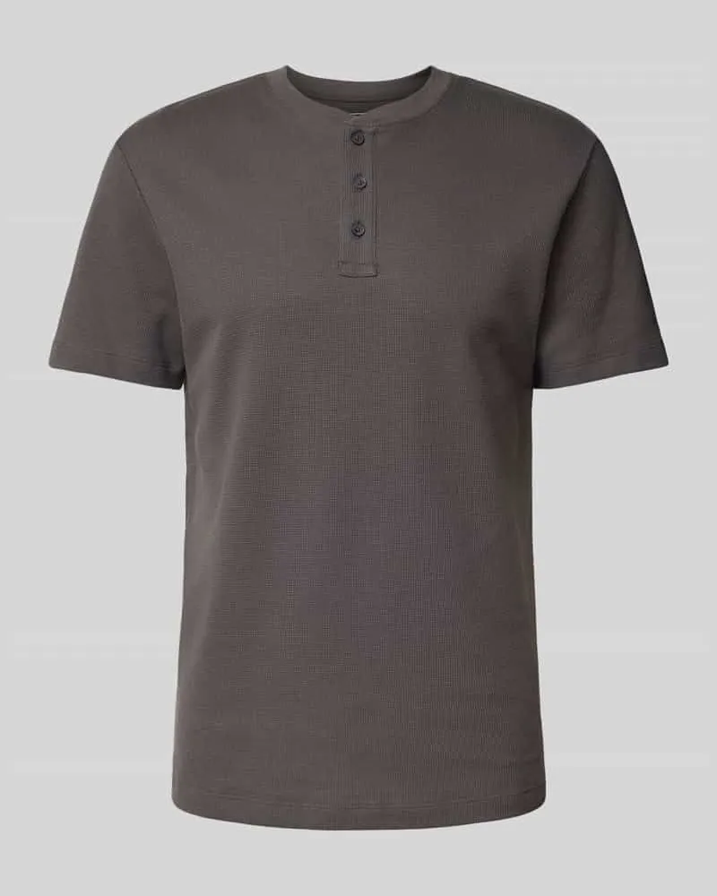 Tom Tailor Regular Fit T-Shirt in Waffelstruktur 