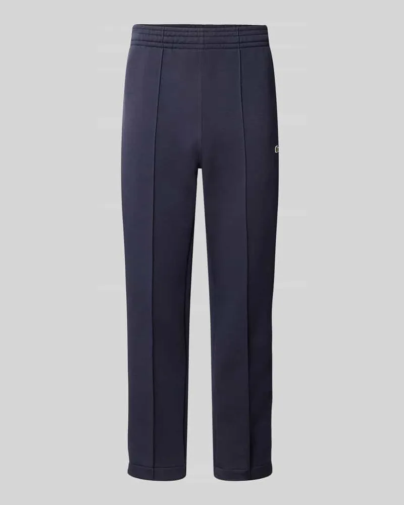 Lacoste Regular Fit Jogpants aus Baumwoll-Mix Marine