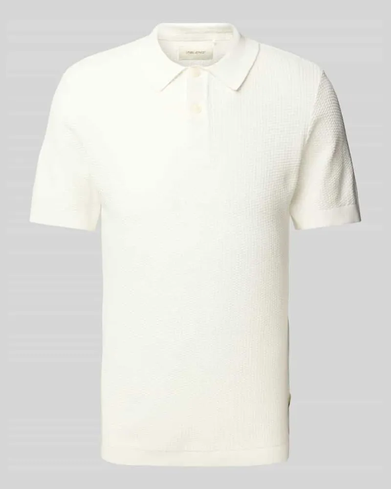 Blend Super Skinny Fit Poloshirt mit Strukturmuster Modell 'AIDEN 