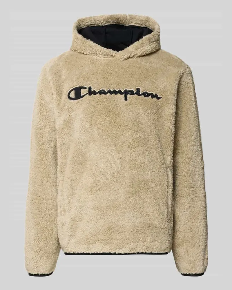 Champion Hoodie aus Teddyfell Beige