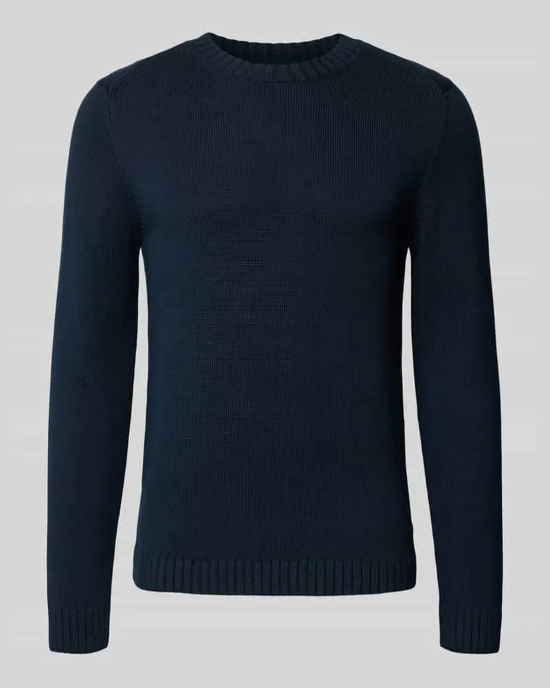 S.Oliver Pullover mit markanten Teilungsnähten Marine