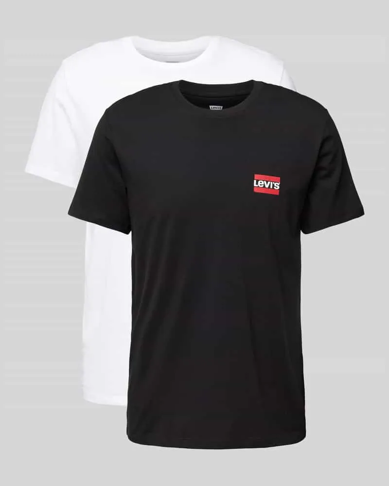 Levi's T-Shirt aus reiner Baumwolle im 2er-Pack 