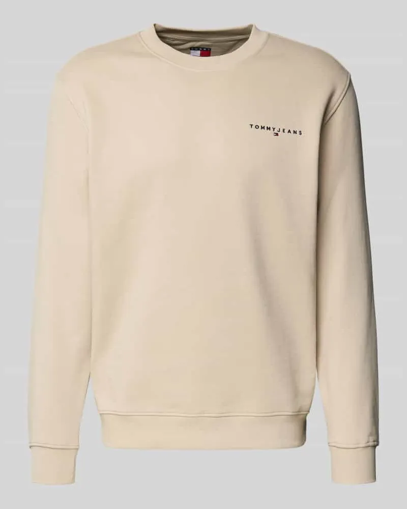 Tommy Hilfiger Regular Fit Sweatshirt aus Baumwoll-Mix Beige