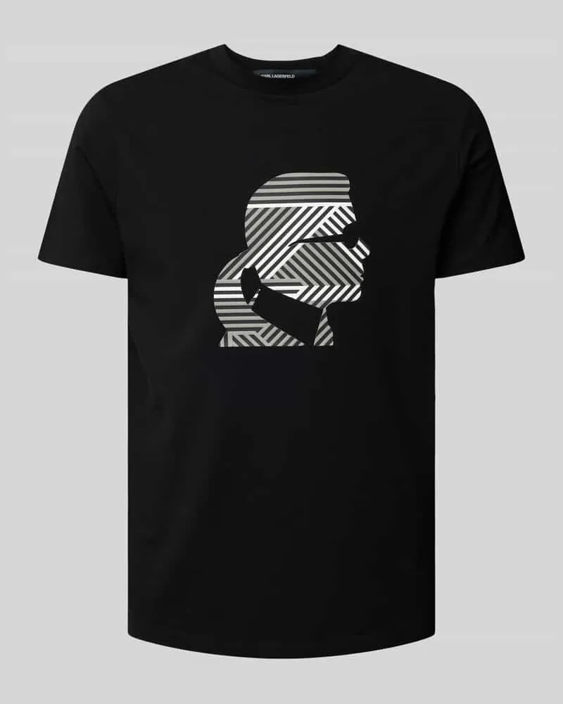 Karl Lagerfeld T-Shirt mit Label-Print 