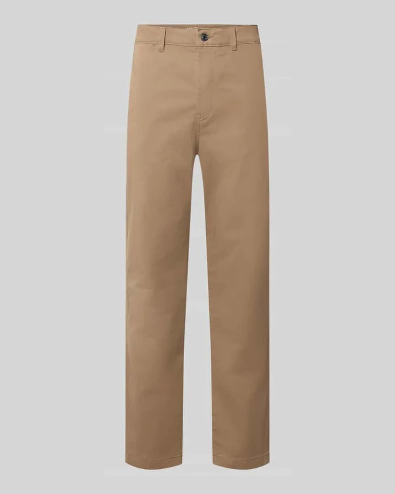 Tom Tailor Relaxed Fit Chino aus Baumwoll-Mix Beige
