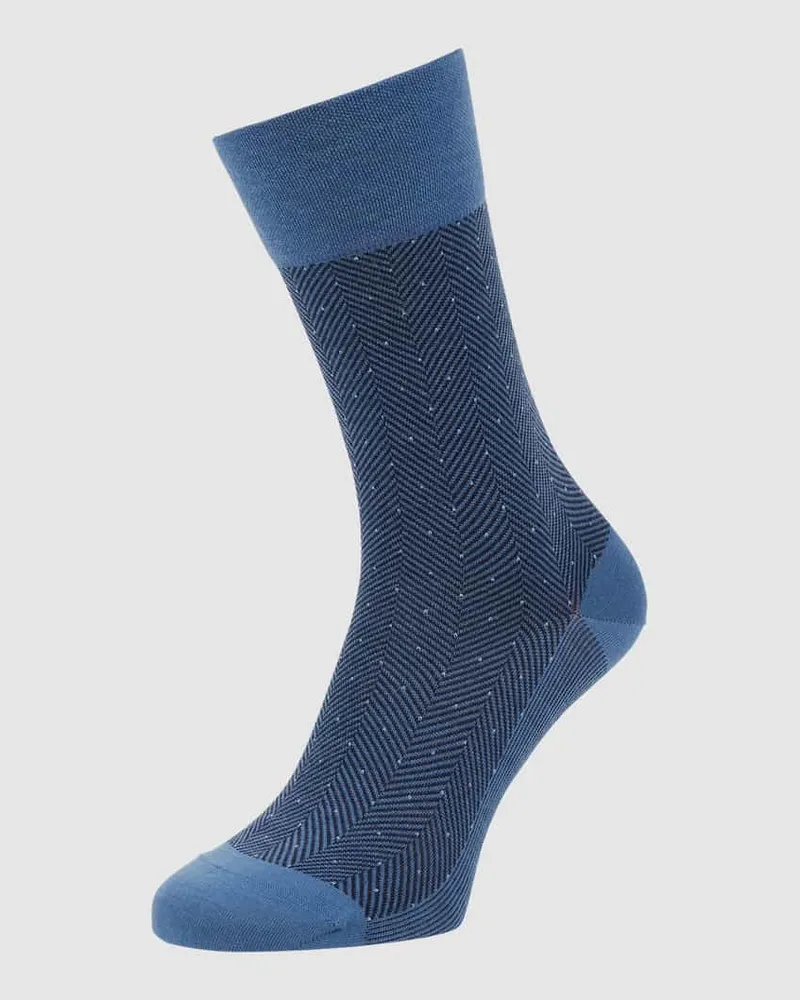 Falke Socken aus Merinowollmischung Modell 'Sensitive Herringbone 