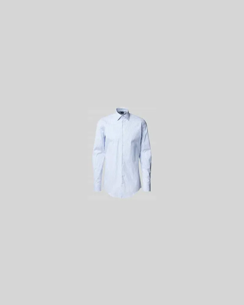 HUGO BOSS Slim Fit Businesshemd aus Baumwoll-Mix mit extra langem Arm Modell 'HANK