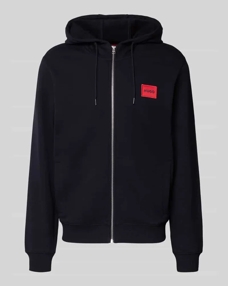 HUGO BOSS Sweatjacke aus Baumwolle Modell 'Daple212 Black