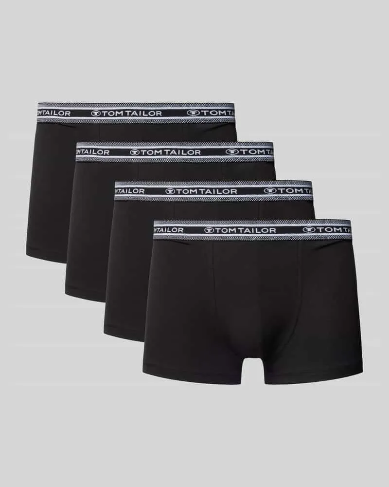 Tom Tailor Regular Fit Trunks im 5er-Set aus weicher Baumwolle mit elastischem Label-Bund 