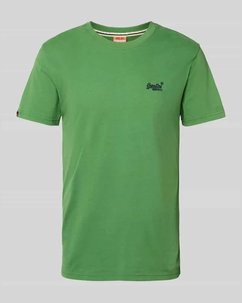 Superdry. T-Shirt mit Label-Stitching 