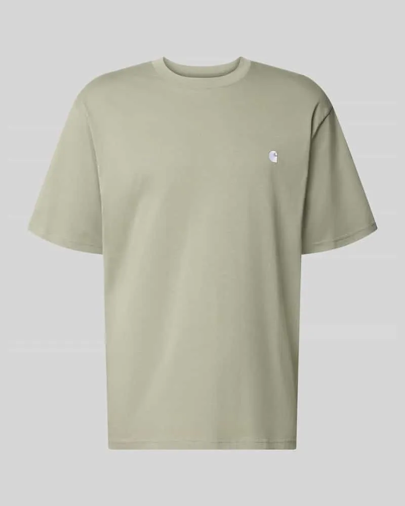 Carhartt WIP Regular Fit T-Shirt aus reiner Baumwolle Modell 'Madison Hellgruen