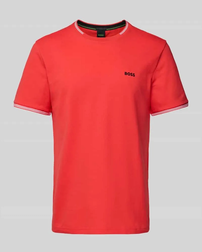 HUGO BOSS T-Shirt mit Label-Print Modell 'Taul 