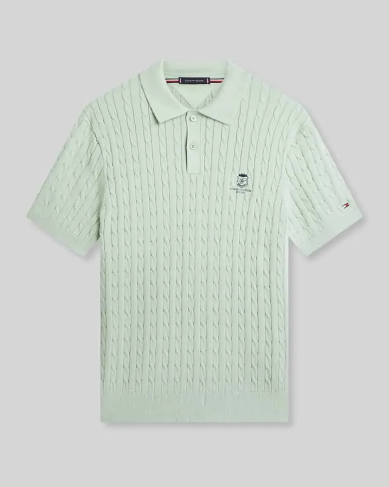 Tommy Hilfiger Poloshirt mit Logo Detail Mint