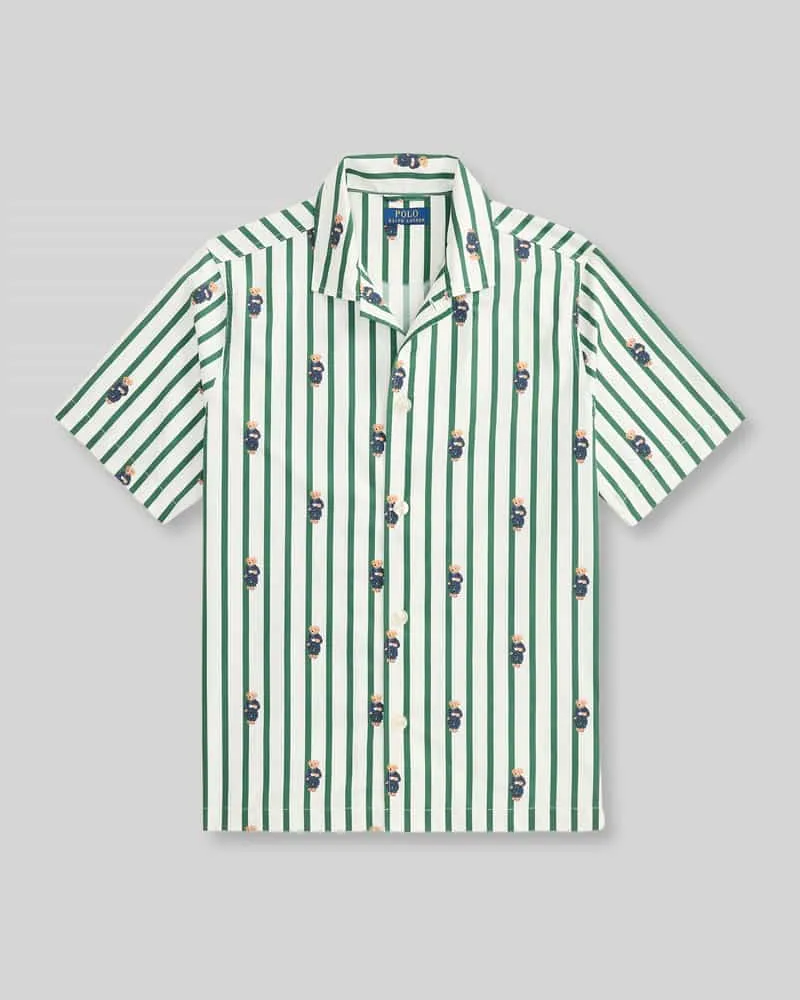 Ralph Lauren Pyjama-Oberteil mit Allover-Motivprint Dunkelgruen