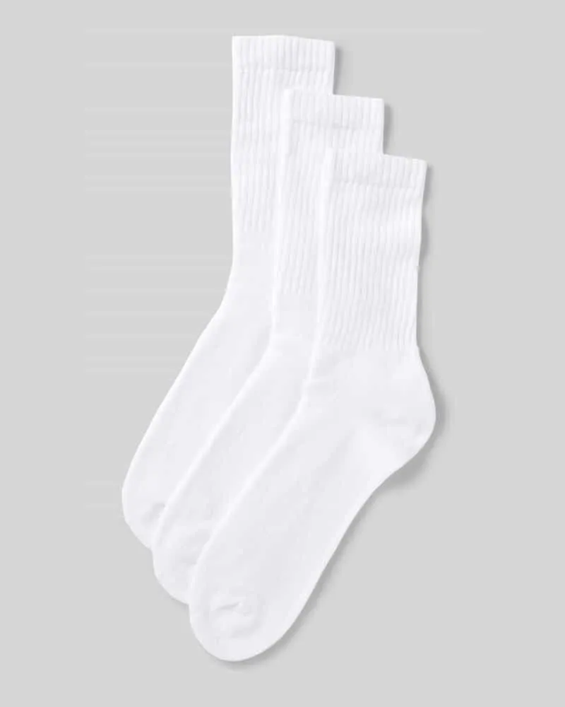 S.Oliver Socken mit Stretch-Anteil im 3er-Pack Weiss