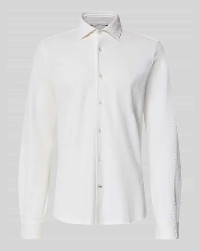 JOOP! Slim Fit Business-Hemd mit Haifischkragen Modell 'Phil Weiss