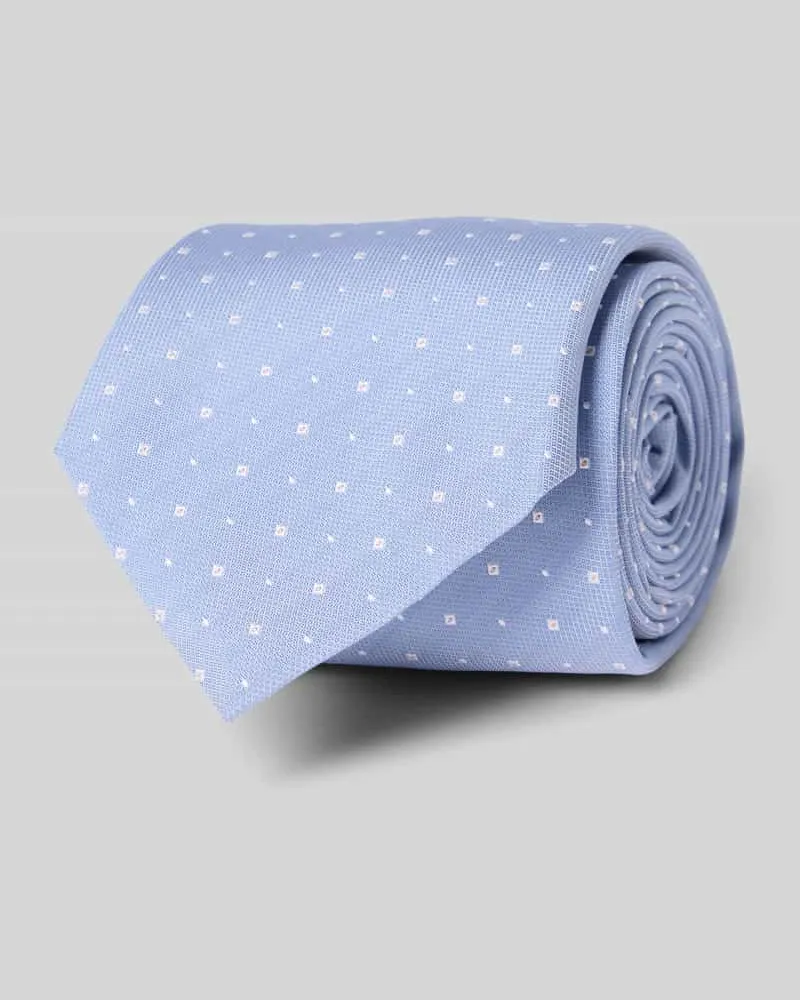 HUGO BOSS Krawatte aus Seiden-Mix Bleu