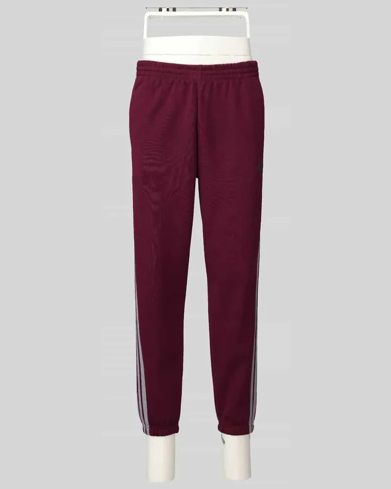 adidas Sweathose mit seitlichen Eingrifftaschen Dunkelrot