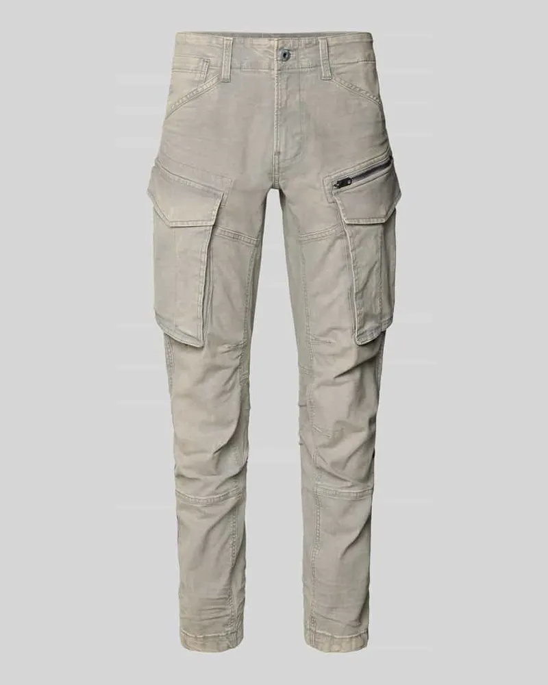 G-STAR RAW Regular Tapered Fit Hose mit Cargotaschen Modell 'Rovic Oliv