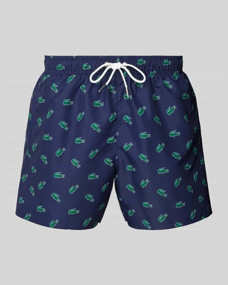 Lacoste Badehose mit elastischem Bund 