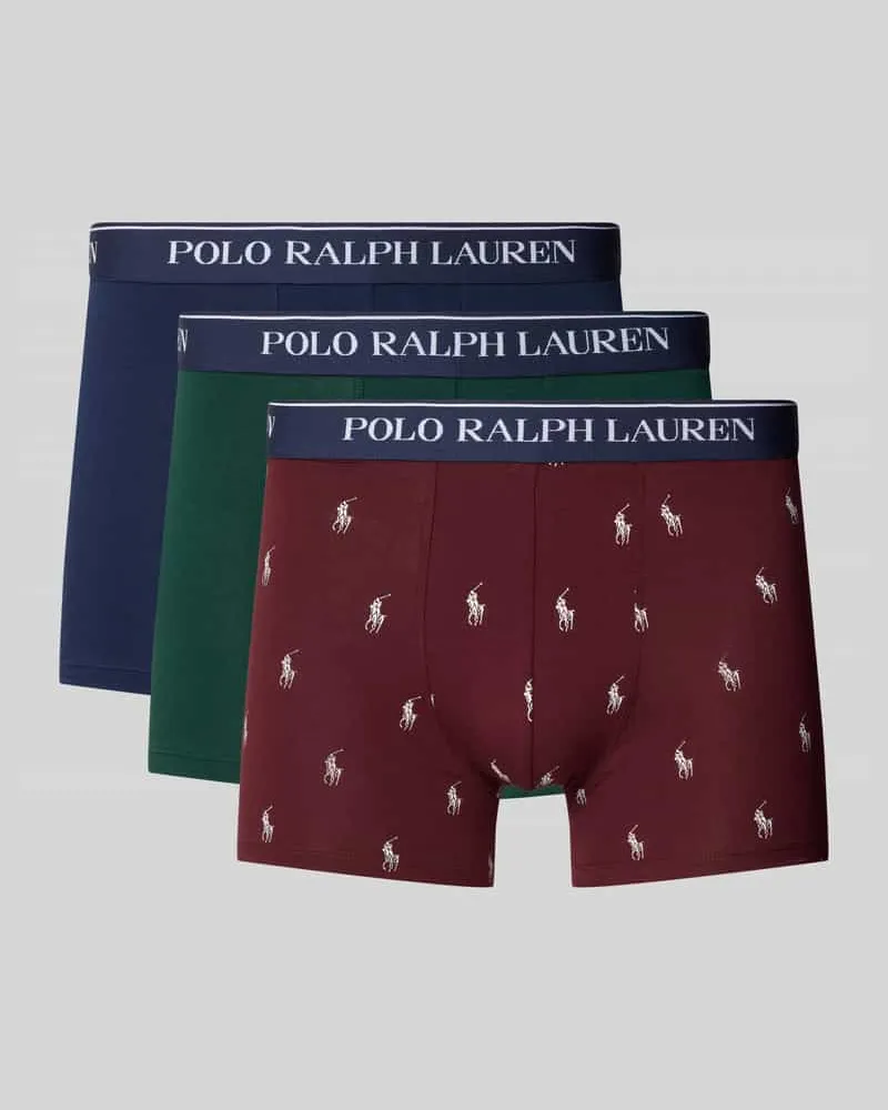 Ralph Lauren Trunks mit elastischem Logo-Bund im 3er-Pack 