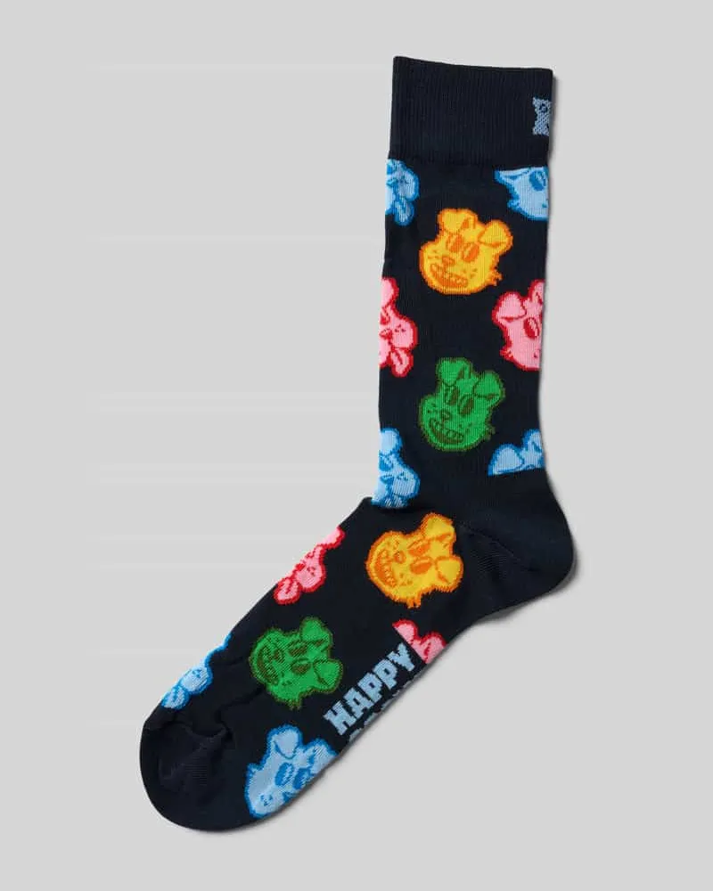 Happy Socks Socken mit Motiv-Stitching Modell 'DOG 