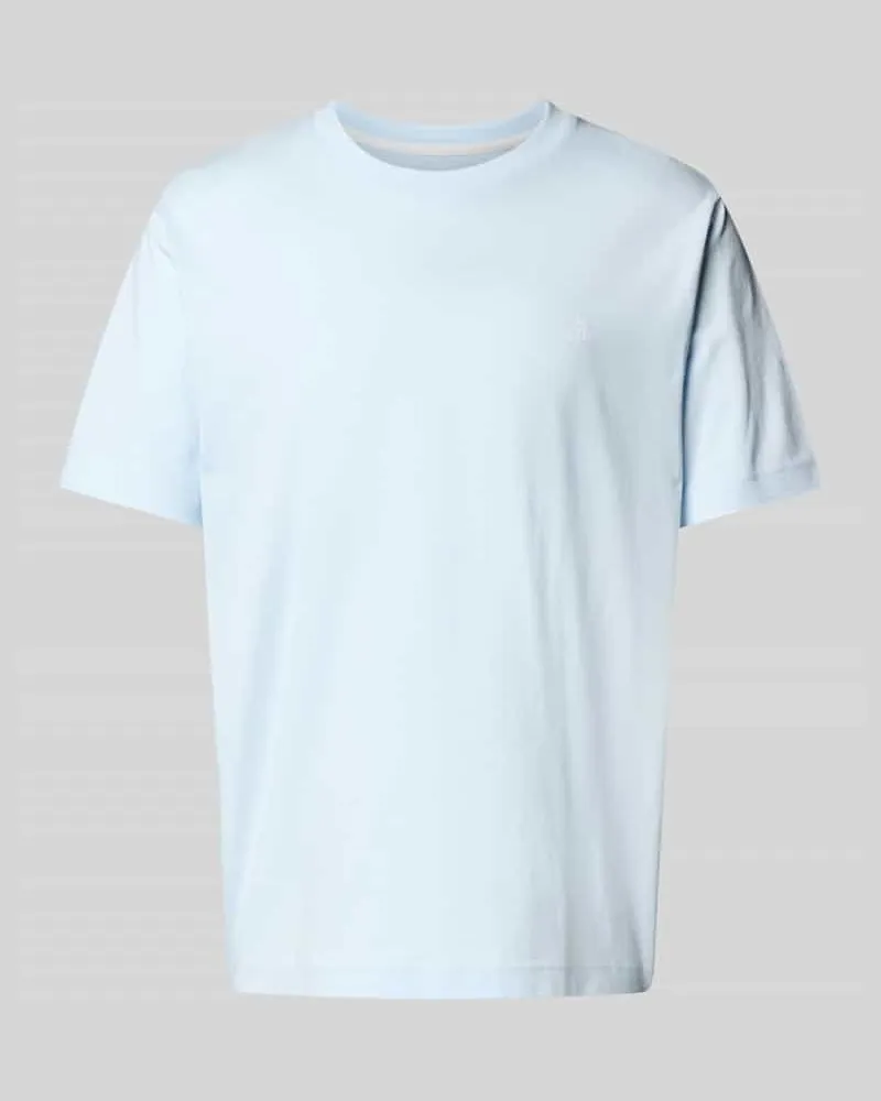 Marc O'Polo Regular Fit T-Shirt aus reiner Baumwolle Bleu