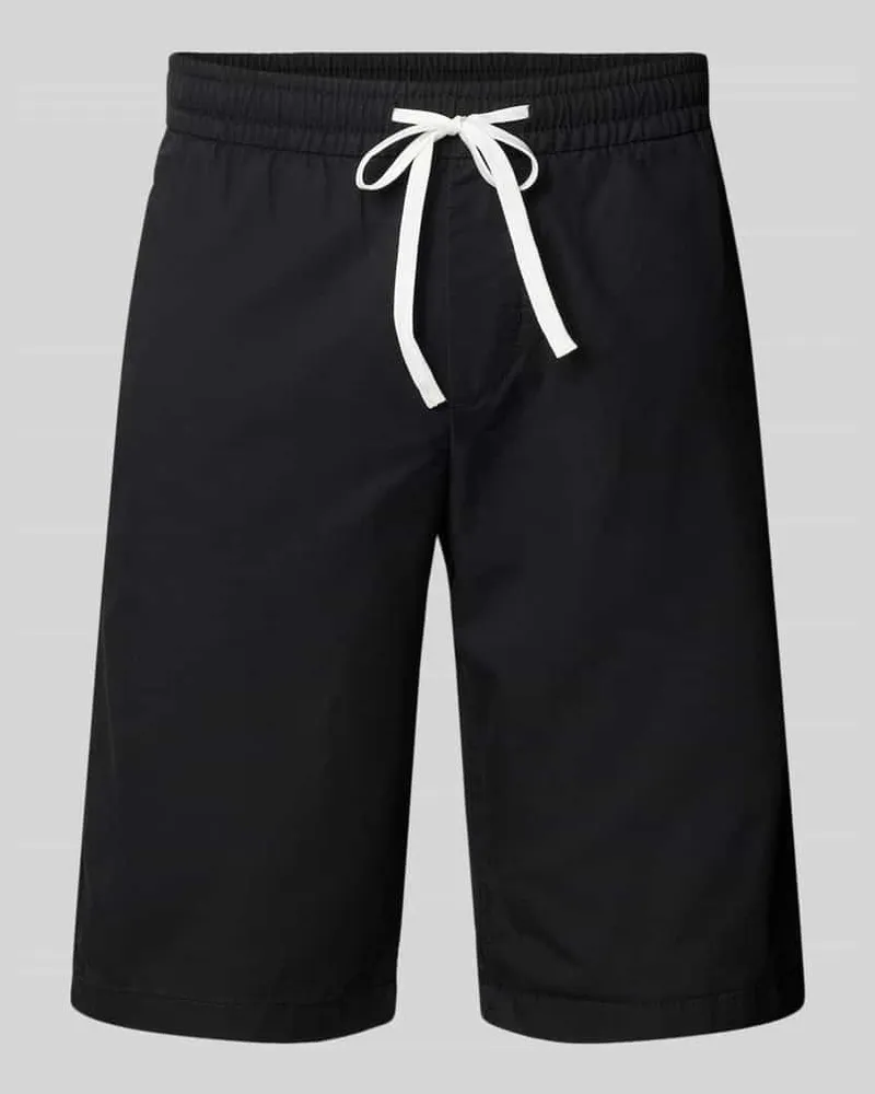 Tom Tailor Regular Fit Chinoshorts aus reiner Baumwolle Black