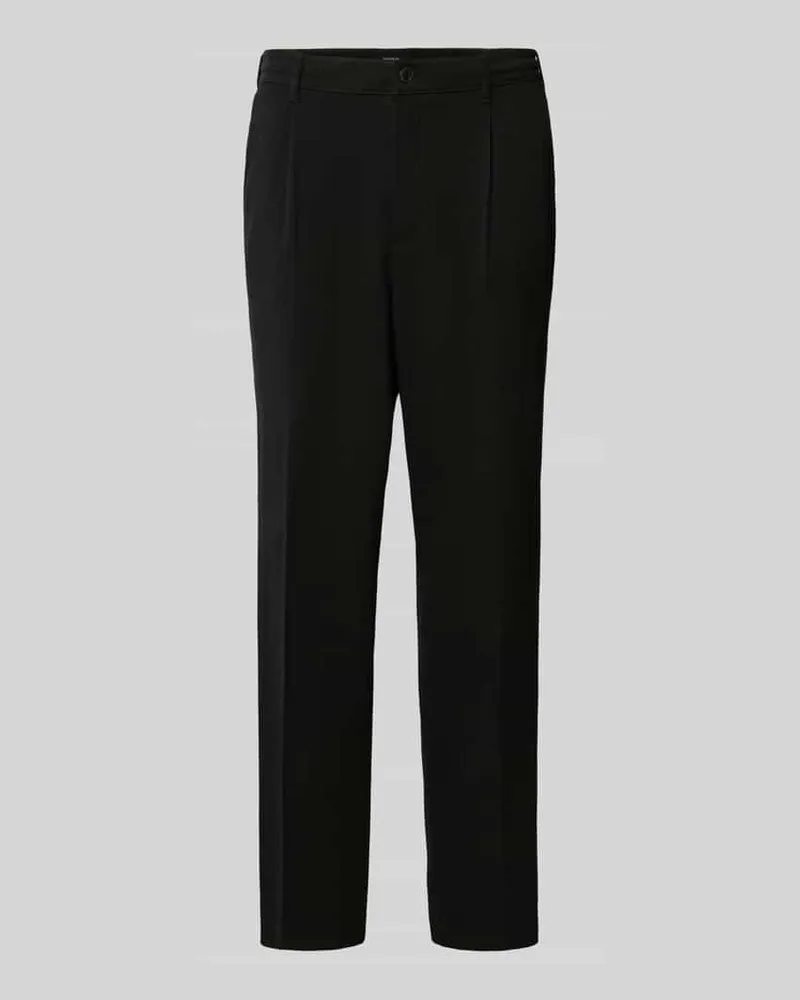 McNeal Slim Fit Stoffhose mit Bügelfalten 