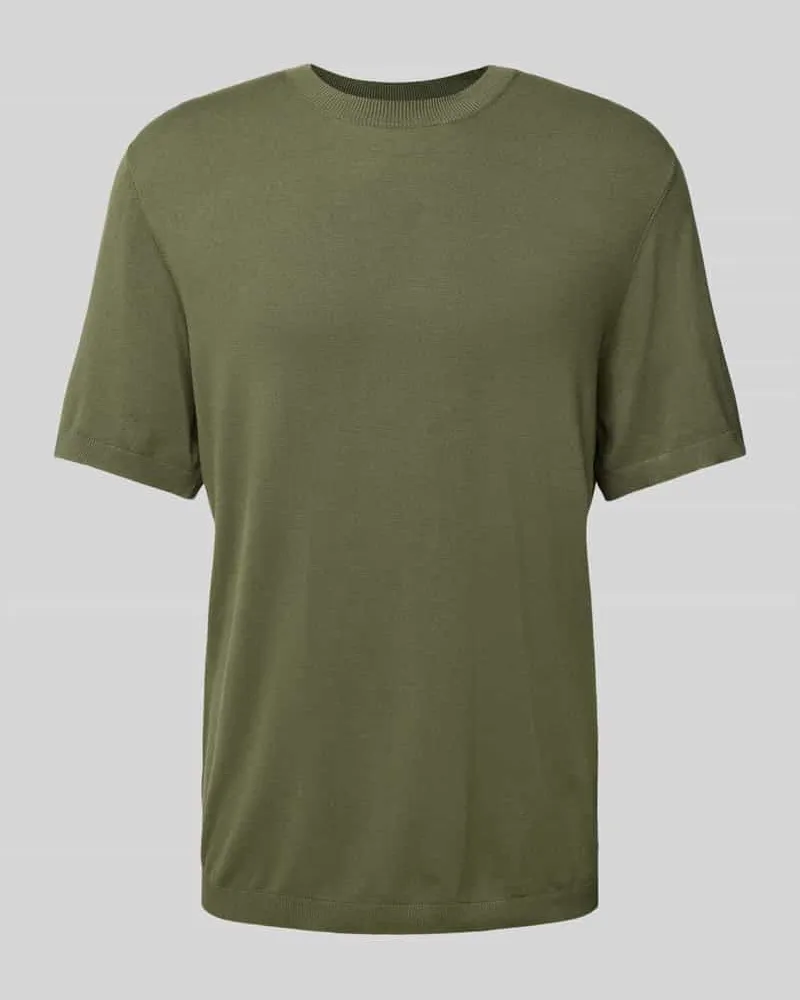 Jack & Jones Regular Fit T-Shirt mit Rundhalsausschnitt Modell 'WILLIAM Oliv