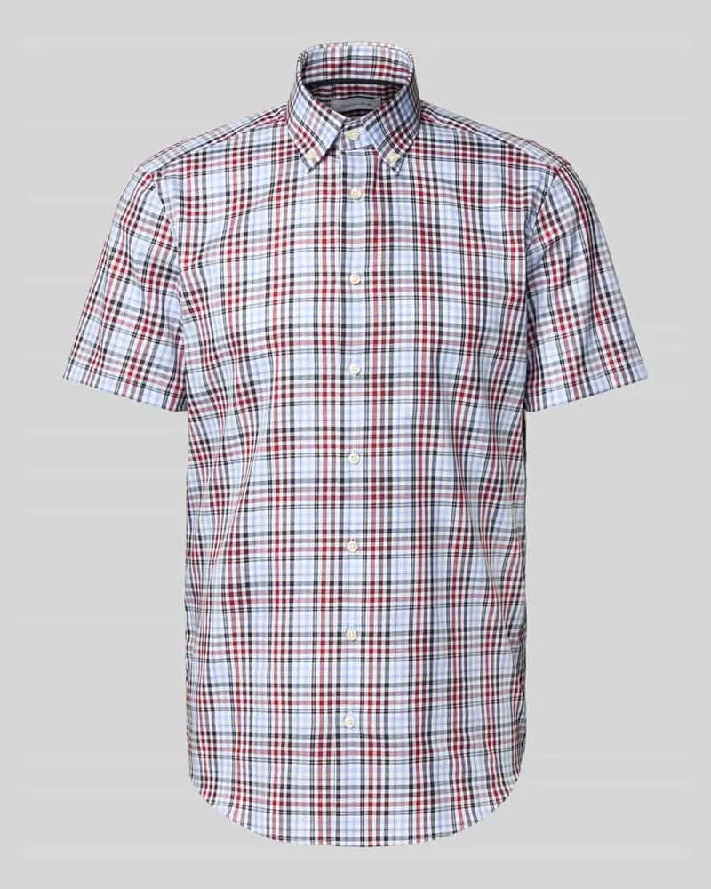 Christian Berg Regular Fit Business-Hemd mit Button-Down-Kragen 