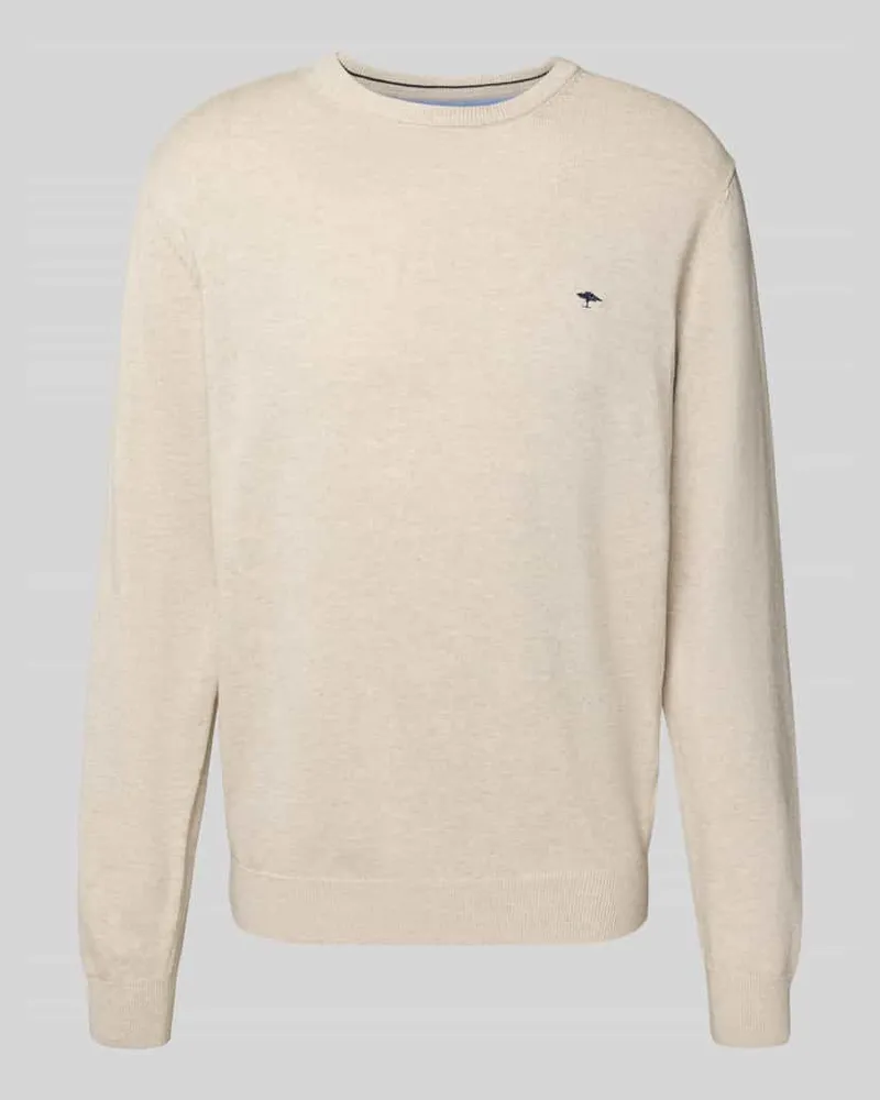 Fynch-Hatton Strickpullover mit Rundhalsausschnitt 