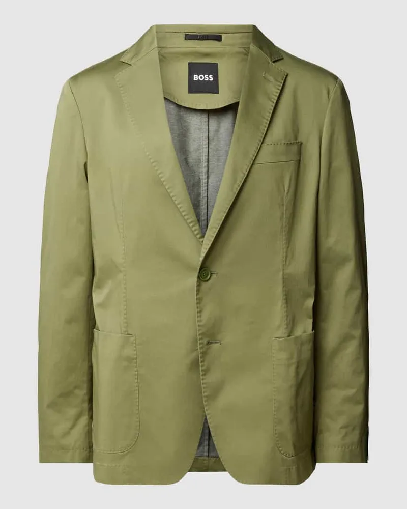 HUGO BOSS Sakko mit Brustleistentasche Modell 'Hanry Oliv