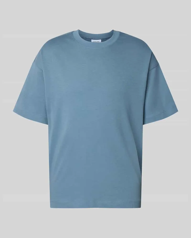 Jack & Jones T-Shirt mit Rundhalsausschnitt Modell 'BARRON Jeansblau