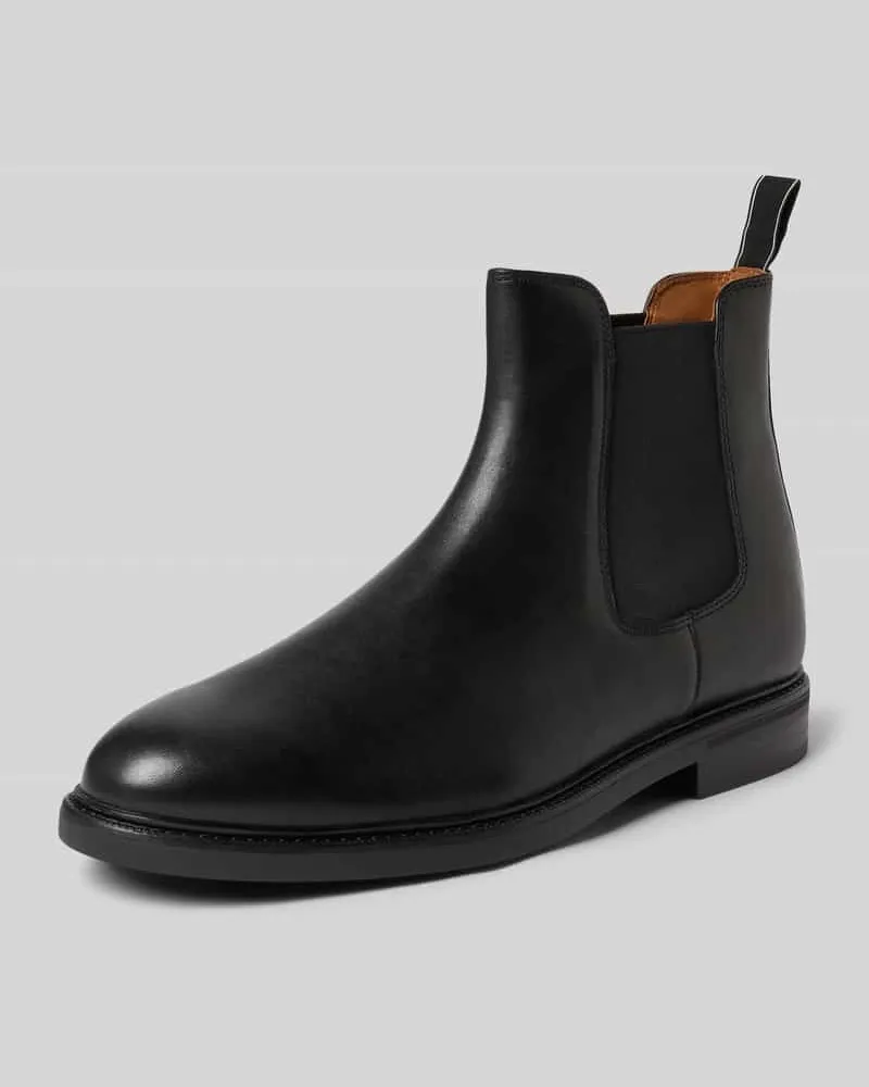 Ralph Lauren Chelsea Boots aus Leder mit elastischen Einsätzen Modell 'ASHER 