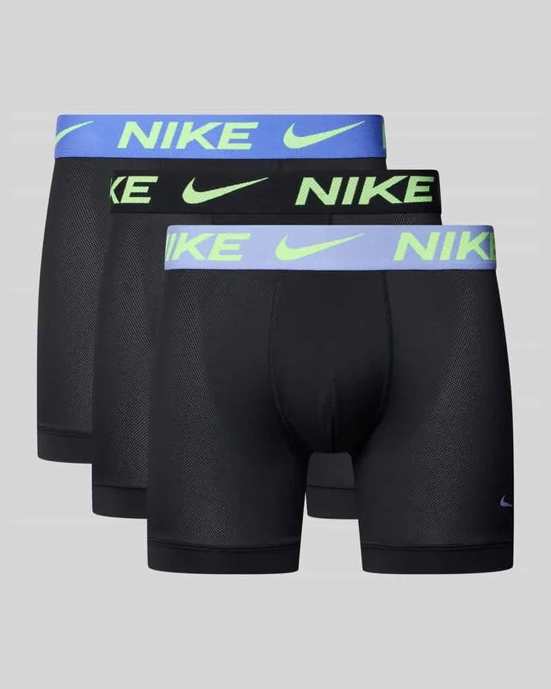 Nike Trunks aus ADVANCED MESH MIX mit Dry-Fit-Technologie im 3er-Pack Black