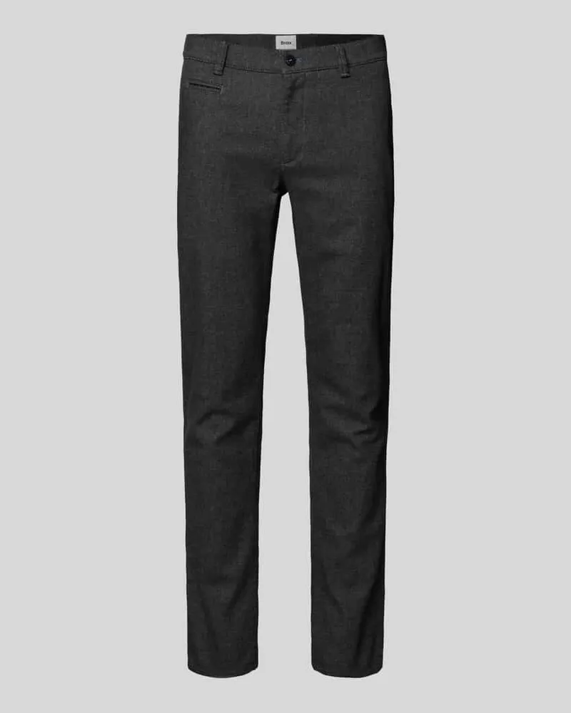 Brax Slim Fit Hose mit Gesäßtaschen Modell 'Fabio Mittelgrau