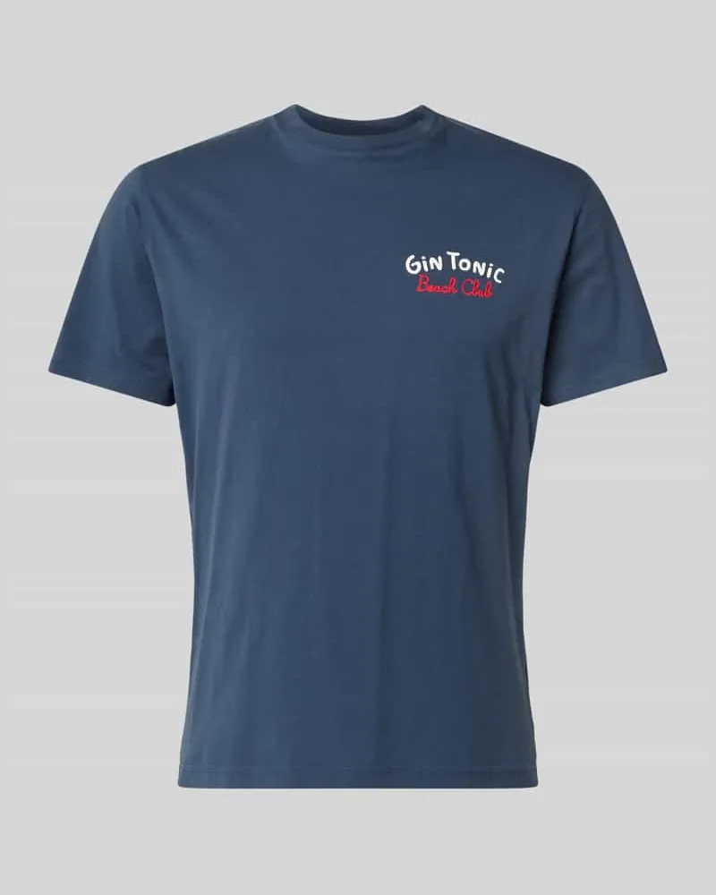 MC2 Saint Barth T-Shirt mit Label-Prints Modell 'PORTLAND Marine