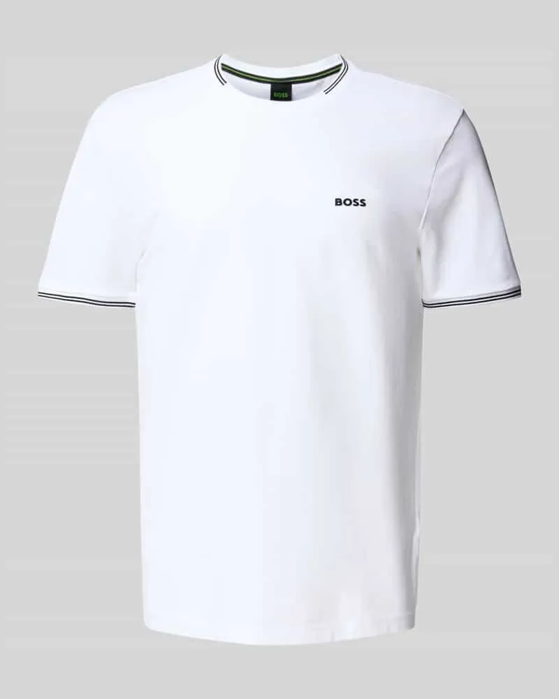 HUGO BOSS Regular Fit T-Shirt aus Baumwoll-Mix Modell 'TAUL 
