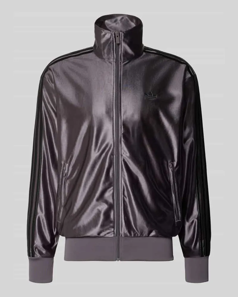 adidas Sweatjacke mit Stehkragen Anthrazit