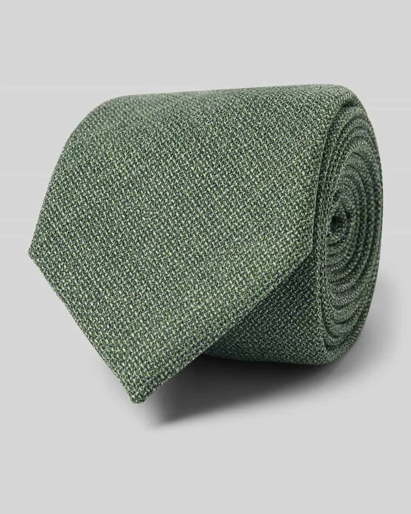 Altea Krawatte mit Label-Detail Modell 'Gange Dunkelgruen