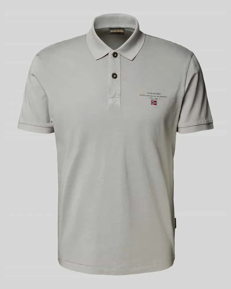 Napapijri Regular Fit Poloshirt mit Label-Stitching Modell 'elbas 