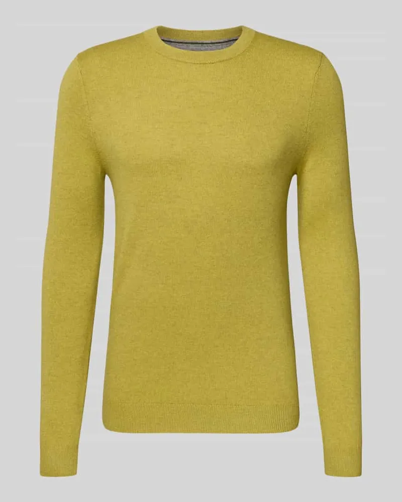 McNeal Strickpullover aus Woll-Mix mit Kaschmir-Anteil Lind