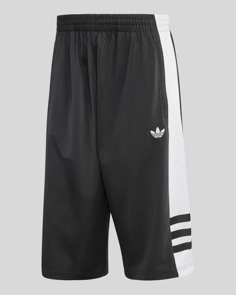 adidas Loose Fit Sweatshorts mit elastischem Bund Black