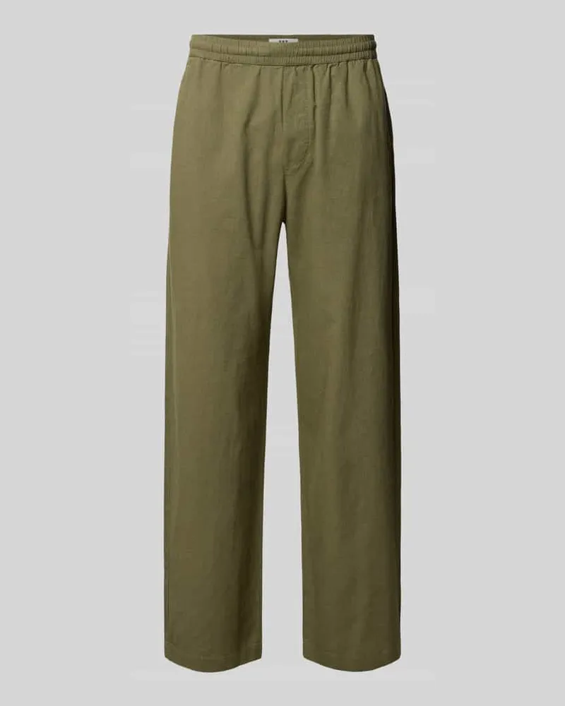 Wood Wood Regular Fit Hose mit Eingrifftaschen Oliv