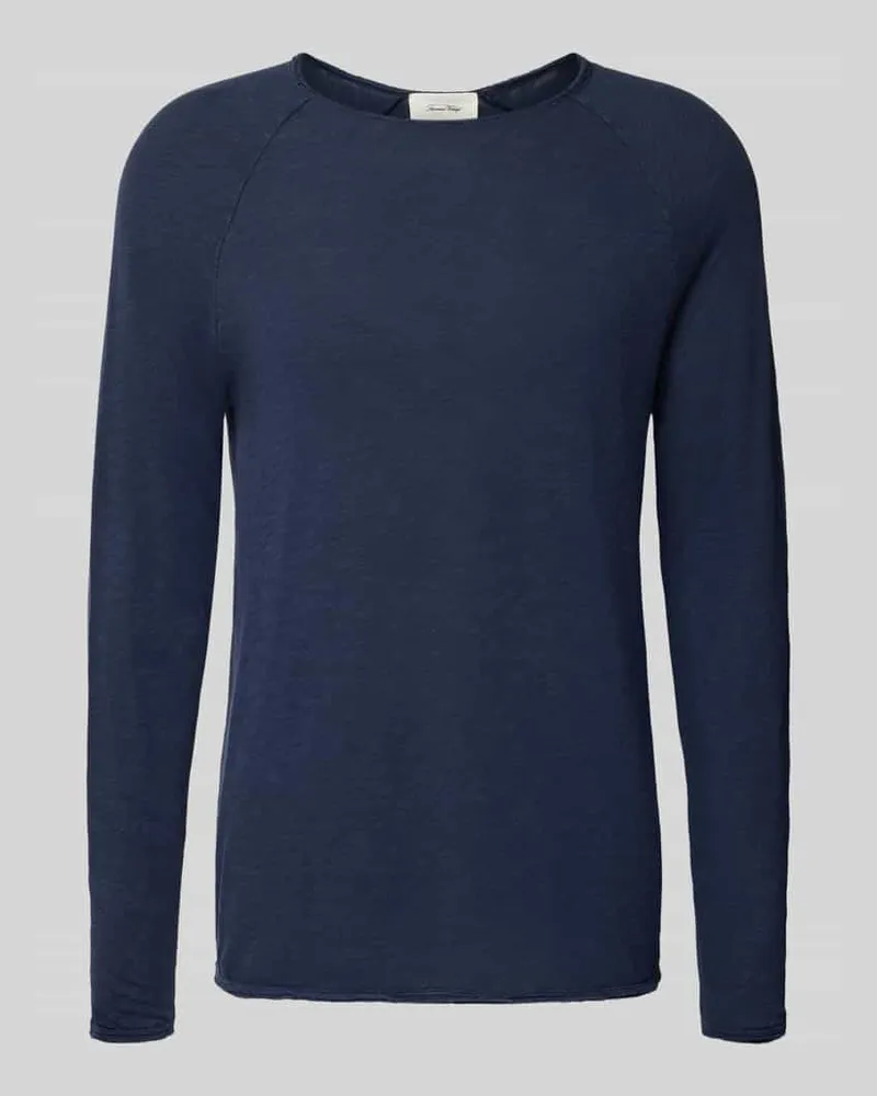American Vintage Longsleeve mit Rundhalsausschnitt Modell 'SONOMA Marine