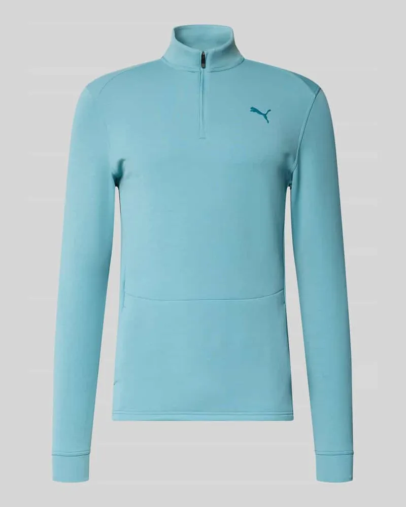 Puma Sweatshirt mit Label-Detail Modell 'CLOUDSPUN Aqua
